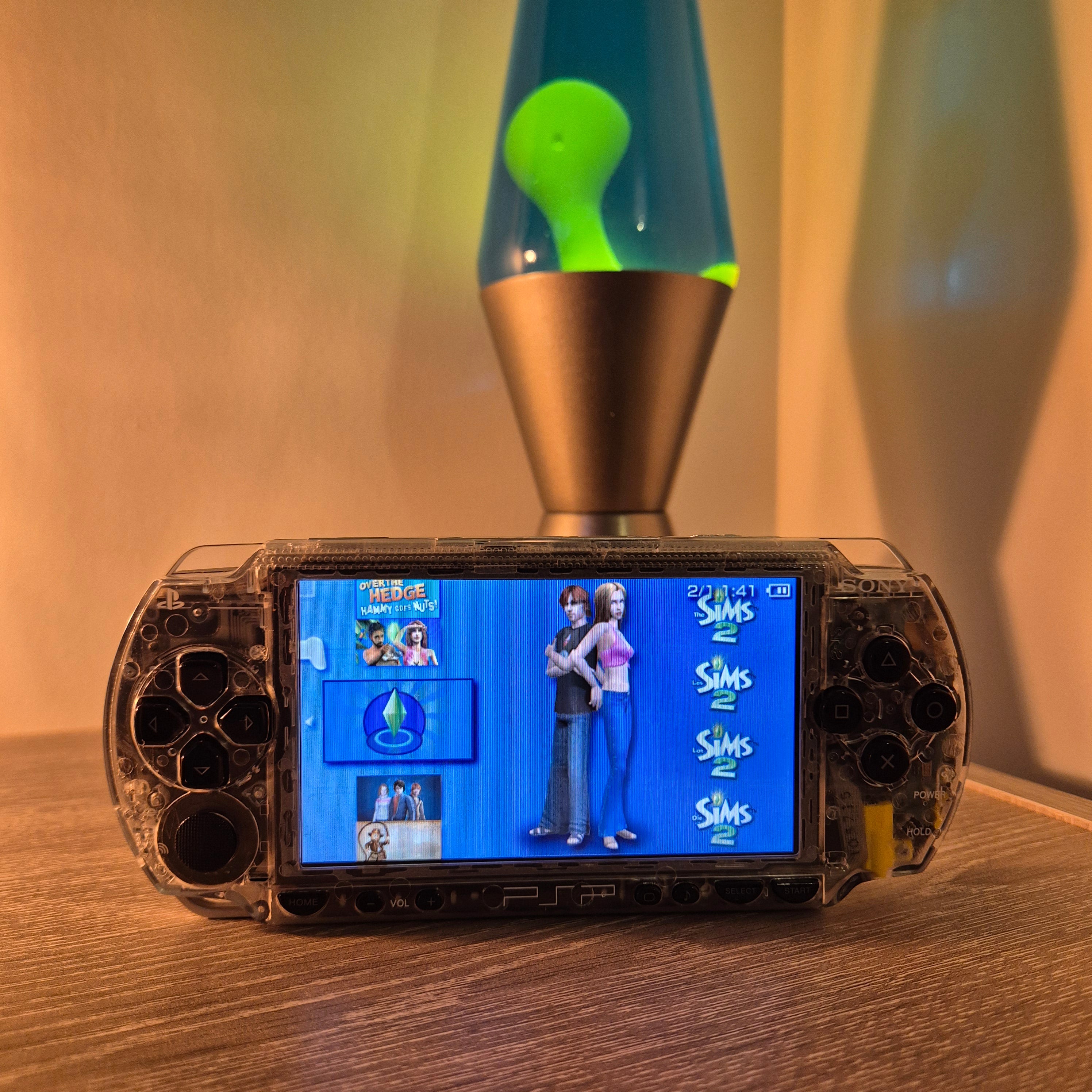 Sony PSP 1000 Transparent & Black two tone