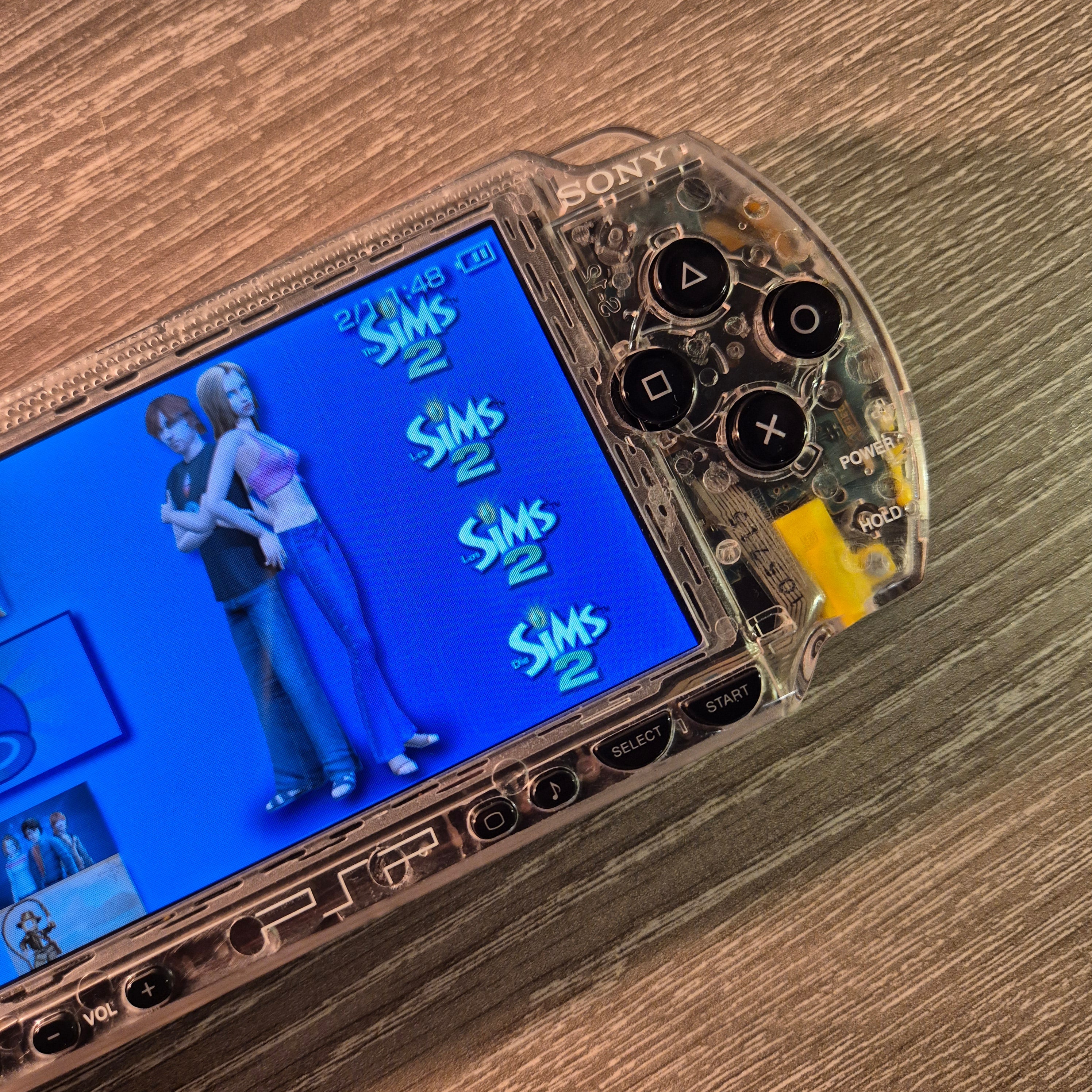 Sony PSP 1000 Transparent & Black two tone